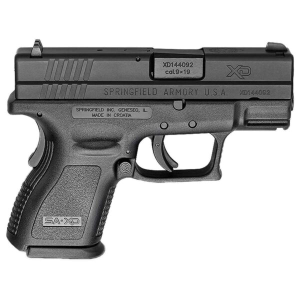 Springfield Armory XD Sub-Compact 9mm Luger 3in Black Pistol - 10+1 Rounds